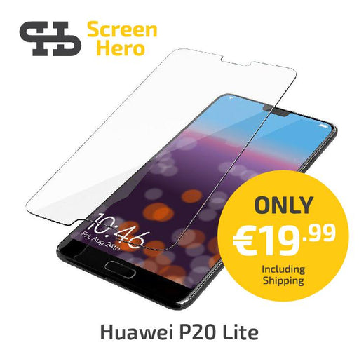 Huawei P20 Lite Tempered Glass Screen Protector from Screen Hero - ScreenHero_ie