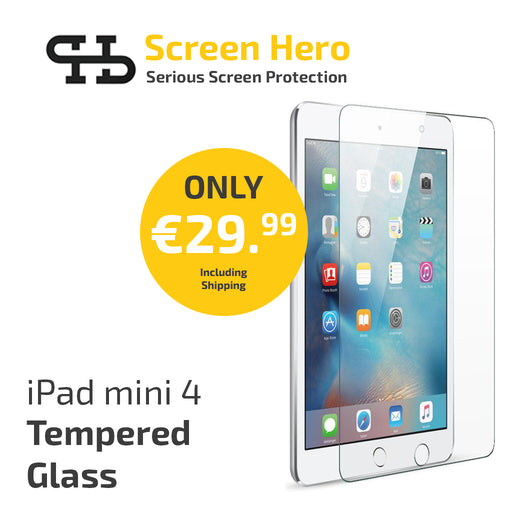 iPad Mini 4 / Mini 5 2019 Tempered Glass Screen Protector from Screen Hero - ScreenHero_ie