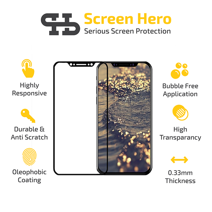 iPhone 11 Tempered Glass Screen Protector (Full screen)