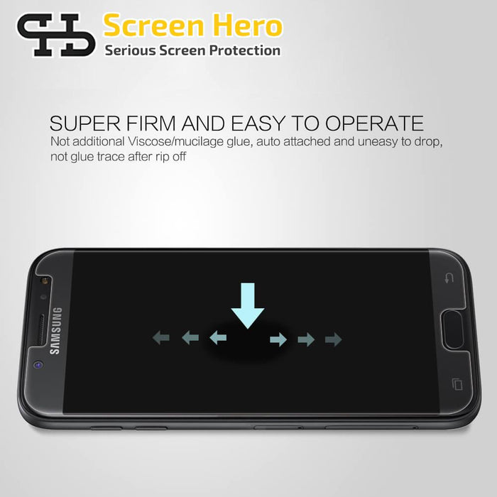 Samsung Galaxy J3 2017 Tempered Glass Screen Protector from Screen Hero - ScreenHero_ie
