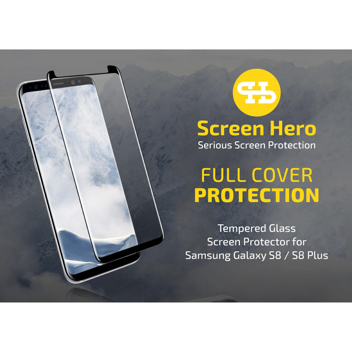 Samsung Galaxy S8 Tempered Glass Screen Protector from Screen Hero - ScreenHero_ie