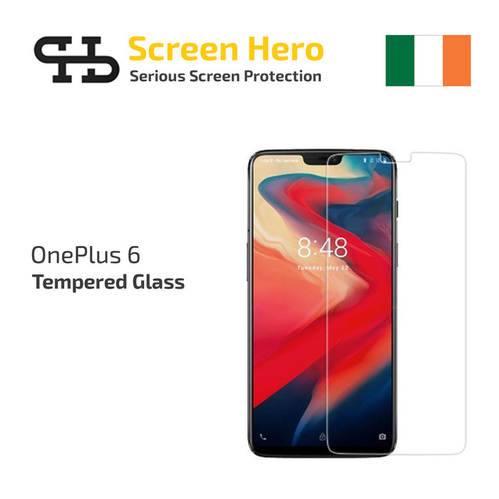 OnePlus 6 Tempered Glass Screen Protector from Screen Hero - ScreenHero_ie
