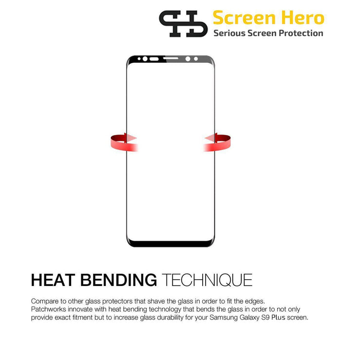 Samsung Galaxy S9 Plus Tempered Glass Screen Protector from Screen Hero - ScreenHero_ie